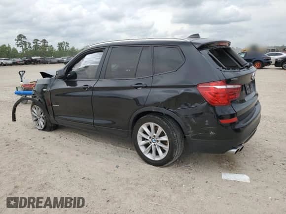 2016 BMW X3 sDrive28i with VIN 5UXWZ7C53G0T43507, listed as a Copart auction lot 55060905 with Not provided miles and Salvage title. Bid and sale history available at DreamBid. Image 2.