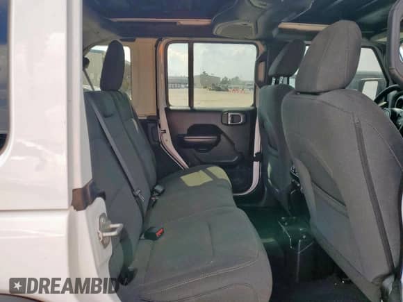 2024 Jeep Wrangler Sport S с VIN 1C4PJXDG8RW244260, выставлен на аукционе Copart как лот 84005155 с пробегом Не указан миль и Списание • Salvage title. История ставок и продаж доступна на DreamBid. Изображение 11.