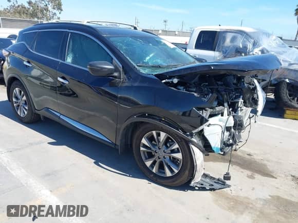 2018 Nissan Murano SV с VIN 5N1AZ2MG9JN170175, выставлен на аукционе IAAI как лот 42698785 с пробегом 88 745 миль миль и . История ставок и продаж доступна на DreamBid. Изображение 1.
