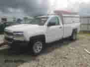 2018 Chevrolet Silverado 1500 Work Truck with VIN 1GCNCNEH9JZ284685, listed as a Copart auction lot 60704735 with 165,791 mi miles and Salvage title. Bid and sale history available at DreamBid. Image 1.