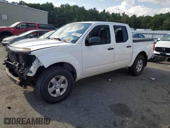 2010 Nissan Frontier SE with VIN 1N6AD0EV3AC417350, listed as a Copart auction lot 70182575 with 142,855 mi miles and Salvage title. Bid and sale history available at DreamBid. Image 1.