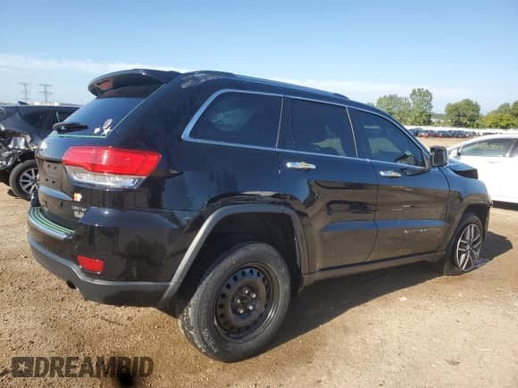 2018 Jeep Grand Cherokee Limited with VIN 1C4RJFBG3JC127343, listed as a Copart auction lot 71328195 with 81,972 mi miles and Salvage title. Bid and sale history available at DreamBid. Image 3.