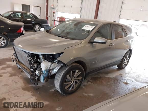 2024 Chevrolet Equinox LT с VIN 3GNAXKEG3RL371940, выставлен на аукционе IAAI как лот 42966876 с пробегом 12 960 миль миль и . История ставок и продаж доступна на DreamBid. Изображение 2.