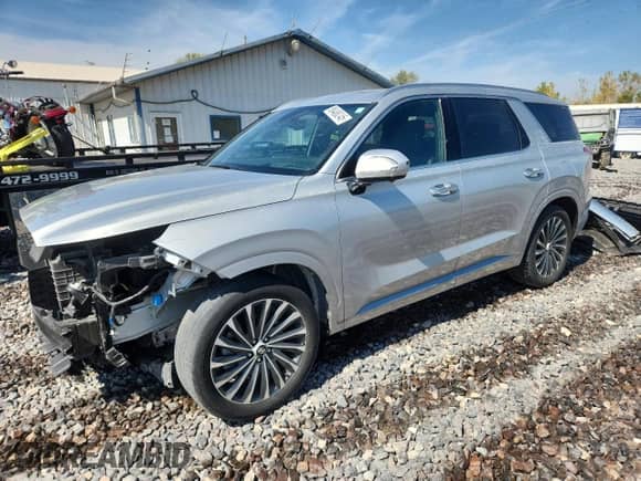 2023 Hyundai Palisade Calligraphy с VIN KM8R7DGE8PU615745, выставлен на аукционе Copart как лот 80488245 с пробегом 51 100 миль миль и Списание • Salvage title. История ставок и продаж доступна на DreamBid. Изображение 1.