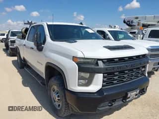 2021 Chevrolet Silverado 2500HD Work Truck with VIN 1GC1YLEY3MF162088, listed as a IAAI auction lot 42929602 with 157,296 mi miles and . Bid and sale history available at DreamBid. Image 1.