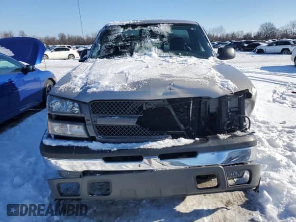 2004 Chevrolet Silverado 1500 Work Truck with VIN 1GCEC14VX4Z263980, listed as a Copart auction lot 41377075 with 114,376 mi miles and Salvage title. Bid and sale history available at DreamBid. Image 5.