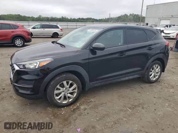 2021 Hyundai Tucson SE with VIN KM8J2CA44MU314617, listed as a Copart auction lot 68080075 with 57,883 mi miles and Salvage title. Bid and sale history available at DreamBid. Image 1.