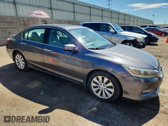 2014 Honda Accord EX with VIN 1HGCR2F75EA206355, listed as a Copart auction lot 82102885 with 183,621 mi miles and Salvage title. Bid and sale history available at DreamBid. Image 4.
