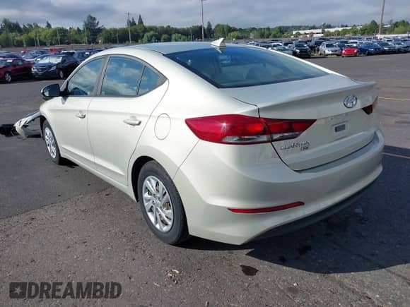 2017 Hyundai Elantra SE with VIN KMHD74LF1HU100841, listed as a IAAI auction lot 43216689 with 81,951 mi miles and . Bid and sale history available at DreamBid. Image 3.