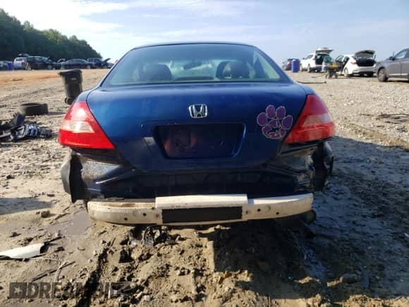 2003 Honda Accord EX with VIN 1HGCM72643A006802, listed as a Copart auction lot 65877745 with 266,863 mi miles and Salvage title. Bid and sale history available at DreamBid. Image 6.