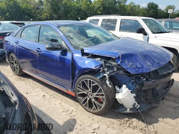 2022 Hyundai Elantra с VIN KMHLW4AK5NU001532, выставлен на аукционе Copart как лот 64337925 с пробегом 47 713 миль миль и Списание • Salvage title. История ставок и продаж доступна на DreamBid. Изображение 4.