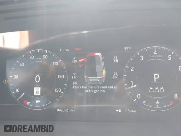 2020 Land Rover Range Rover Sport HST с VIN SALWS2RU2LA708859, выставлен на аукционе IAAI как лот 41559070 с пробегом 42 352 миль миль и . История ставок и продаж доступна на DreamBid. Изображение 7.