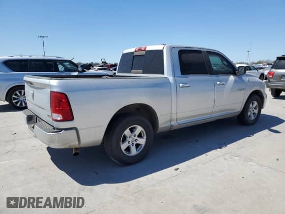 2010 Dodge 1500 ST with VIN 1D7RB1CP0AS112115, listed as a Copart auction lot 49518035 with 261,744 mi miles and Salvage title. Bid and sale history available at DreamBid. Image 3.
