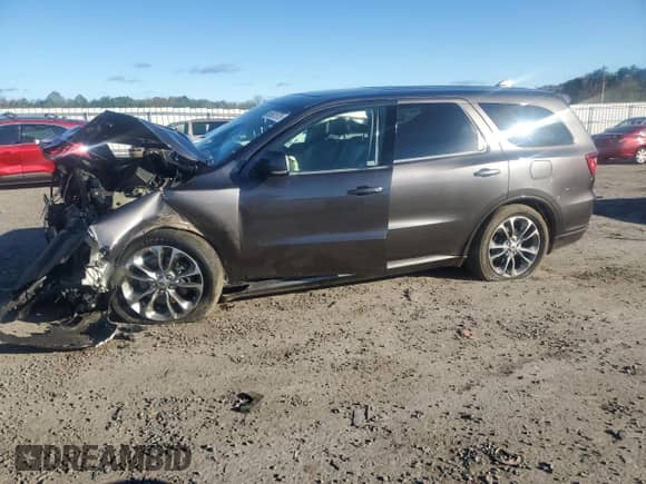 2019 Dodge Durango R/T with VIN 1C4SDJCT0KC582448, listed as a Copart auction lot 86591575 with 171,378 mi miles and Salvage title. Bid and sale history available at DreamBid. Image 1.