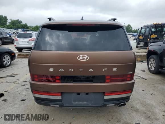 2024 Hyundai Santa Fe Limited with VIN 5NMP4DGL3RH021156, listed as a Copart auction lot 64558455 with Not provided miles and Salvage title. Bid and sale history available at DreamBid. Image 6.