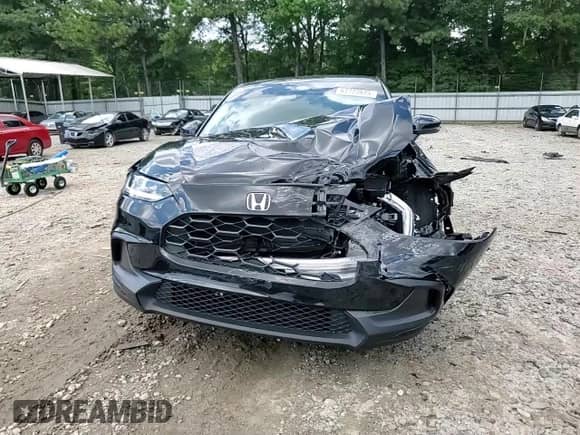 2025 Honda HR-V LX with VIN 3CZRZ1H34SM730599, listed as a Copart auction lot 67727875 with 17,472 mi miles and Salvage title. Bid and sale history available at DreamBid. Image 14.