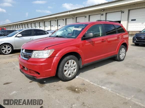 2018 Dodge Journey SE with VIN 3C4PDCAB1JT172059, listed as a Copart auction lot 66502945 with 167,989 mi miles and Salvage title. Bid and sale history available at DreamBid. Image 1.