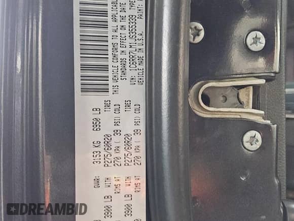 2018 Ram 1500 Lone Star с VIN 1C6RR7LM1JS355339, выставлен на аукционе Copart как лот 70519625 с пробегом 165 494 миль миль и Чистый • Clean title. История ставок и продаж доступна на DreamBid. Изображение 12.