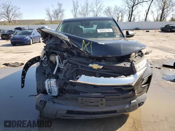 2022 Chevrolet TrailBlazer LS с VIN KL79MNSL7NB013918, выставлен на аукционе Copart как лот 50962175 с пробегом 52 916 миль миль и Списание • Salvage title. История ставок и продаж доступна на DreamBid. Изображение 5.