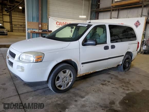 2006 Chevrolet Uplander LS with VIN 1GNDU23L16D181464, listed as a Copart auction lot 47403695 with 227,836 mi miles and Salvage title. Bid and sale history available at DreamBid. Image 1.