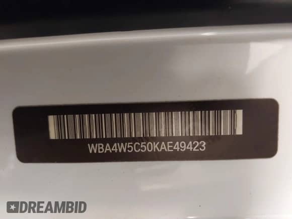 2019 BMW 4 Series 430i xDrive z VIN WBA4W5C50KAE49423, wystawiony jako IAAI lot #41344143 z przebiegiem 57 574 mil mil oraz . Historia ofert i sprzedaży dostępna na DreamBid. Obrazek 17.