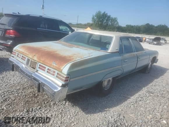 1975 Chevrolet Caprice с VIN 1N69H5J255044, выставлен на аукционе Copart как лот 65886215 с пробегом 181 656 миль миль и Чистый • Clean title. История ставок и продаж доступна на DreamBid. Изображение 3.
