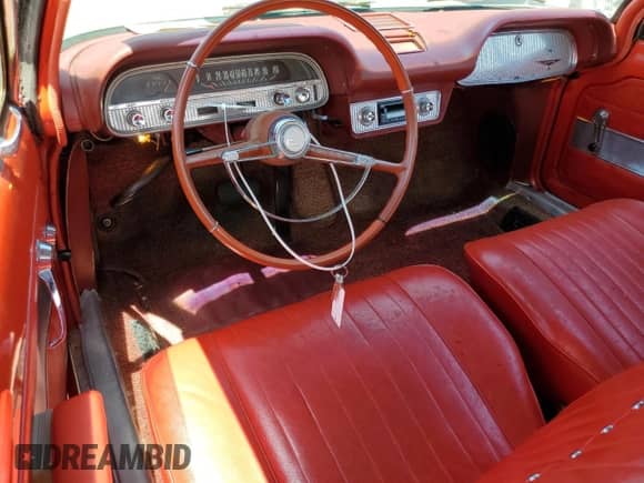 1962 Chevrolet Corvair with VIN 20967W302551, listed as a Copart auction lot 63259515 with 185,097 mi miles and Salvage title. Bid and sale history available at DreamBid. Image 8.