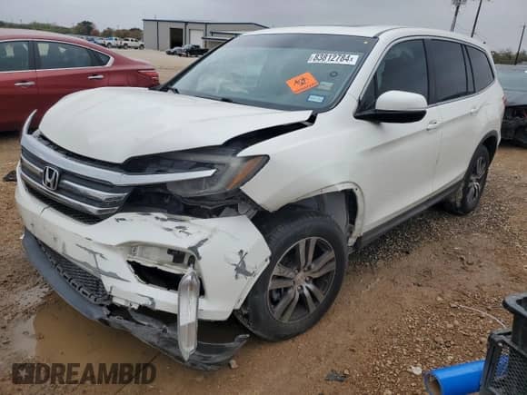 2017 Honda Pilot EX-L with VIN 5FNYF5H82HB014164, listed as a Copart auction lot 83812784 with 94,673 mi miles and Salvage title. Bid and sale history available at DreamBid. Image 1.