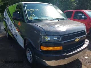2023 Chevrolet Express Cargo with VIN 1GCWGAFP9P1258134, listed as a IAAI auction lot 42645732 with 5,693 mi miles and . Bid and sale history available at DreamBid. Image 1.