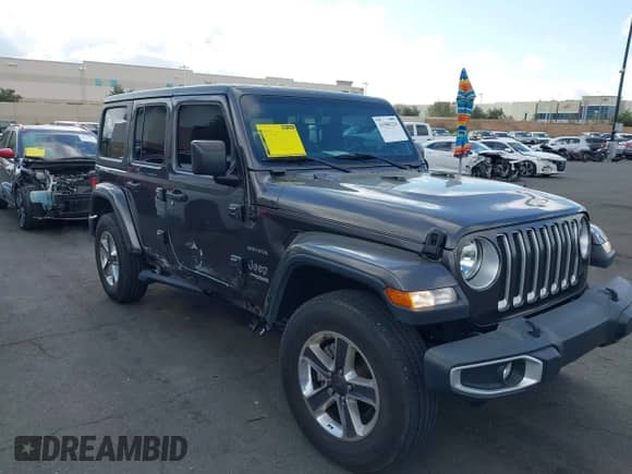 2021 Jeep Wrangler Unlimited Sahara с VIN 1C4HJXEN4MW503014, выставлен на аукционе IAAI как лот 41900234 с пробегом 16 444 миль миль и . История ставок и продаж доступна на DreamBid. Изображение 1.