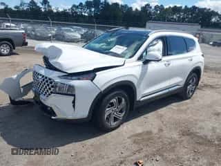 2023 Hyundai Santa Fe SEL with VIN 5NMS34AJ0PH636636, listed as a IAAI auction lot 43206173 with 16,736 mi miles and . Bid and sale history available at DreamBid. Image 2.