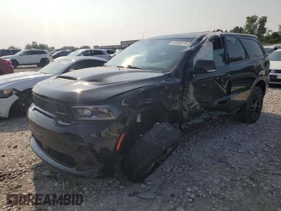 2022 Dodge Durango GT Plus with VIN 1C4RDJDG9NC174311, listed as a Copart auction lot 67346115 with 22,409 mi miles and Salvage title. Bid and sale history available at DreamBid. Image 1.