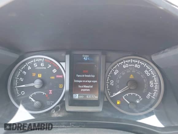 2021 Toyota Tacoma SR5 with VIN 3TMAZ5CNXMM146214, listed as a IAAI auction lot 42193561 with 63,777 mi miles and . Bid and sale history available at DreamBid. Image 7.