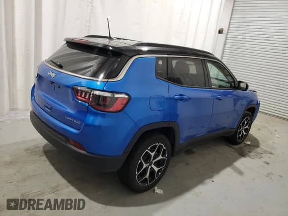 2025 Jeep Compass Limited with VIN 3C4NJDCN5ST511985, listed as a Copart auction lot 89178105 with 9,860 mi miles and Clean title. Bid and sale history available at DreamBid. Image 3.