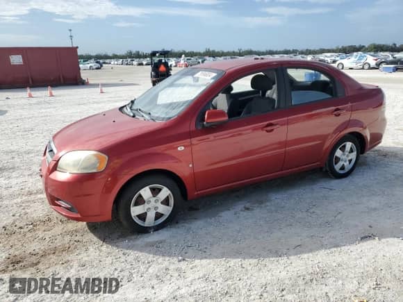 2007 Chevrolet Aveo LS z VIN KL1TD56617B051863, wystawiony jako Copart lot #79996804 z przebiegiem Nie podano mil oraz Szkoda całkowita • Salvage title. Historia ofert i sprzedaży dostępna na DreamBid. Obrazek 1.