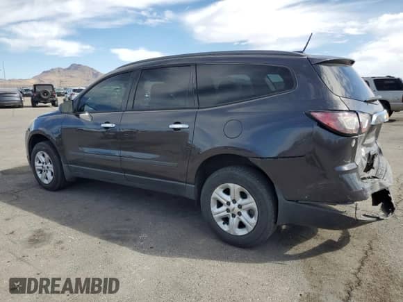 2016 Chevrolet Traverse LS с VIN 1GNKRFKD2GJ145960, выставлен на аукционе Copart как лот 81696635 с пробегом 195 532 миль миль и Списание • Salvage title. История ставок и продаж доступна на DreamBid. Изображение 2.