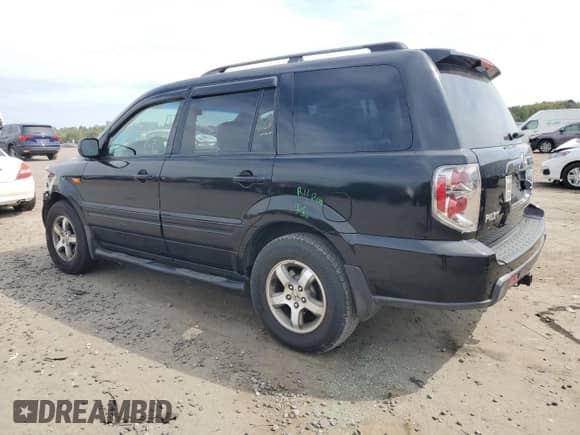 2006 Honda Pilot EX-L with VIN 5FNYF18766B028436, listed as a Copart auction lot 81768575 with 154,821 mi miles and Salvage title. Bid and sale history available at DreamBid. Image 2.