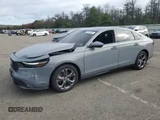 2024 Honda Accord EX-L with VIN 1HGCY2F66RA002082, listed as a Copart auction lot 80560805 with 106,844 mi miles and Salvage title. Bid and sale history available at DreamBid. Image 1.