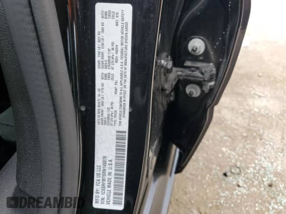 2024 Ram 1500 Big Horn with VIN 1C6SRFMT6RN148876, listed as a Copart auction lot 68363445 with 26,377 mi miles and Non repairable. Bid and sale history available at DreamBid. Image 12.