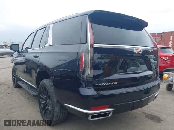 2021 Cadillac Escalade Premium Luxury with VIN 1GYS4BKL0MR459184, listed as a IAAI auction lot 42784168 with 99,340 mi miles and . Bid and sale history available at DreamBid. Image 3.