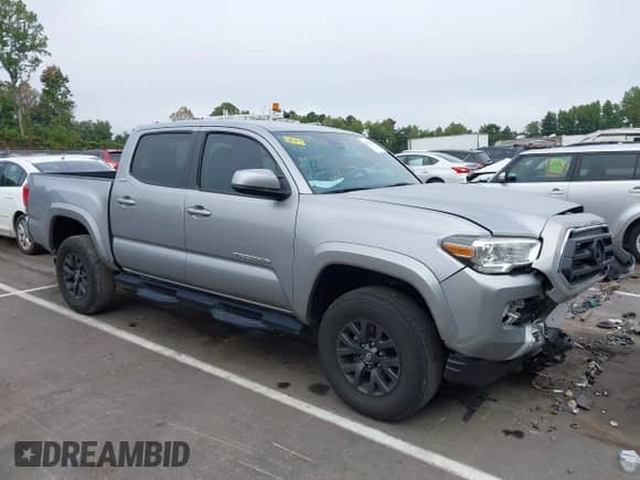 2021 Toyota Tacoma SR5 with VIN 5TFAZ5CN4MX110609, listed as a IAAI auction lot 43172655 with 36,100 mi miles and . Bid and sale history available at DreamBid. Image 1.