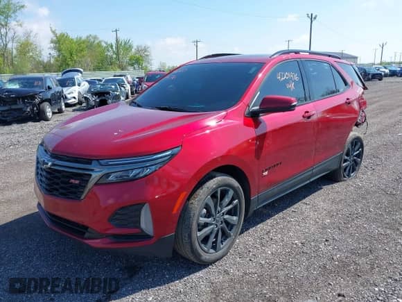 2023 Chevrolet Equinox RS с VIN 3GNAXMEG1PS132644, выставлен на аукционе IAAI как лот 42201476 с пробегом 49 657 миль миль и . История ставок и продаж доступна на DreamBid. Изображение 2.