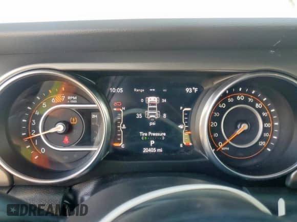 2023 Jeep Wrangler Sport S с VIN 1C4HJXDN8PW628152, выставлен на аукционе Copart как лот 80877775 с пробегом 20 405 миль миль и Списание • Salvage title. История ставок и продаж доступна на DreamBid. Изображение 9.