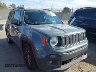 2018 Jeep Renegade Latitude with VIN ZACCJABB4JPH27118, listed as a IAAI auction lot 43283714 with 91,236 mi miles and . Bid and sale history available at DreamBid. Image 1.