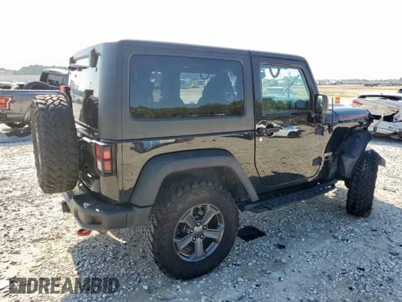 2018 Jeep Wrangler Rubicon Recon with VIN 1C4BJWCG4JL842972, listed as a Copart auction lot 80024895 with 55,100 mi miles and Salvage title. Bid and sale history available at DreamBid. Image 3.