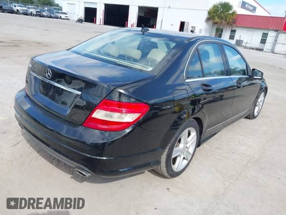 2011 Mercedes-Benz C 300 Sport with VIN WDDGF5EB1BR171459, listed as a IAAI auction lot 43583947 with 147,943 mi miles and . Bid and sale history available at DreamBid. Image 4.