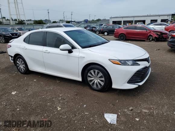 2019 Toyota Camry Hybrid LE with VIN 4T1B31HK9KU513198, listed as a Copart auction lot 64191885 with 59,693 mi miles and Salvage title. Bid and sale history available at DreamBid. Image 4.