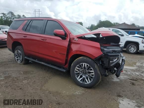 2025 Chevrolet Tahoe Z71 с VIN 1GNS6PRD0SR161623, выставлен на аукционе Copart как лот 53743625 с пробегом Не указан миль и Списание • Salvage title. История ставок и продаж доступна на DreamBid. Изображение 4.
