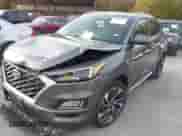 2020 Hyundai Tucson SEL with VIN KM8J33AL6LU161466, listed as a IAAI auction lot 41008295 with 44,489 mi miles and . Bid and sale history available at DreamBid. Image 2.