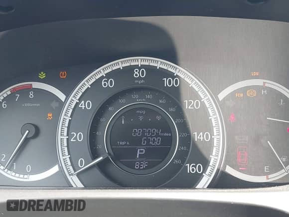 2015 Honda Accord EX-L with VIN 1HGCR2F89FA203453, listed as a IAAI auction lot 43130989 with 87,094 mi miles and . Bid and sale history available at DreamBid. Image 7.